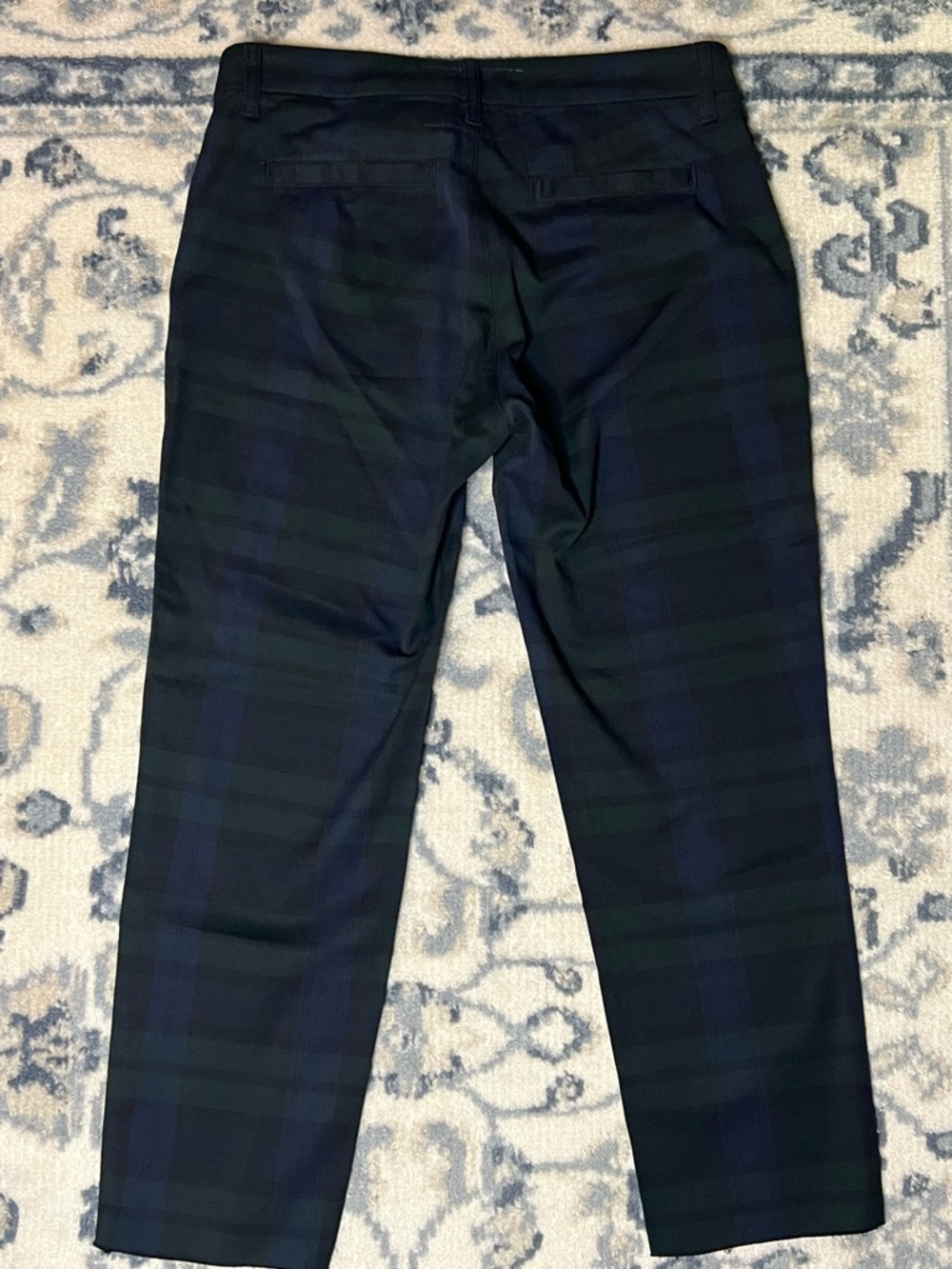 Frank & Eileen Wicklow Plaid Chinos - Navy & Green - Picture 9 of 9
